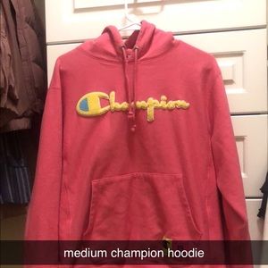medium champion hoodie. great condition. bearly worn